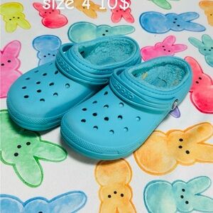 CROCS Kids Classic Lined Clog - Turquoise Blue